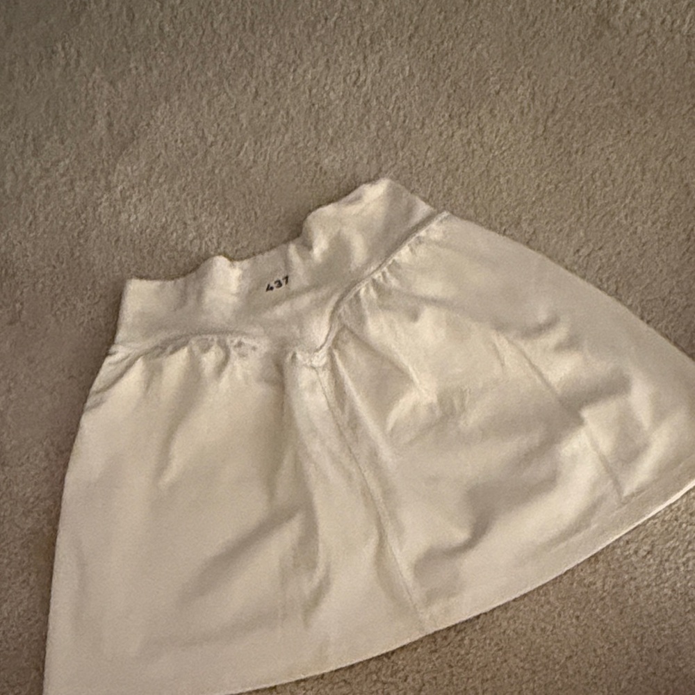 Elegant A-Line Skirt in Cream